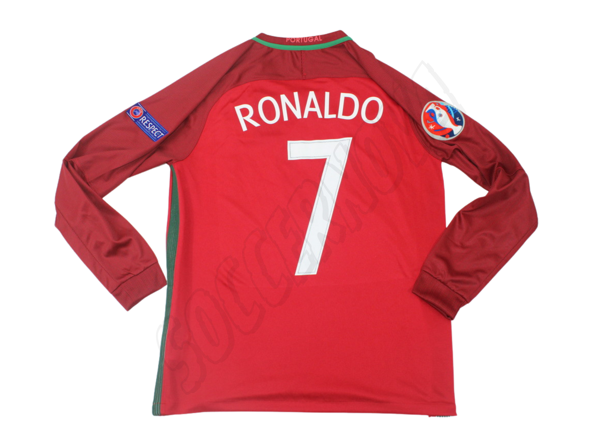 Portugal 2016/17 Euros Final Camiseta de local de manga larga