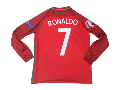 Portugal 2016/17 Euros Final Camiseta de local de manga larga