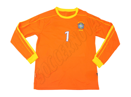 Camiseta de portero de manga larga de Brasil 1998/00