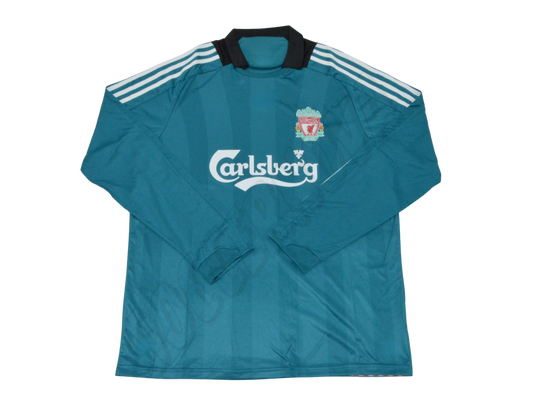 Camiseta de visitante de manga larga del Liverpool FC 2008/09