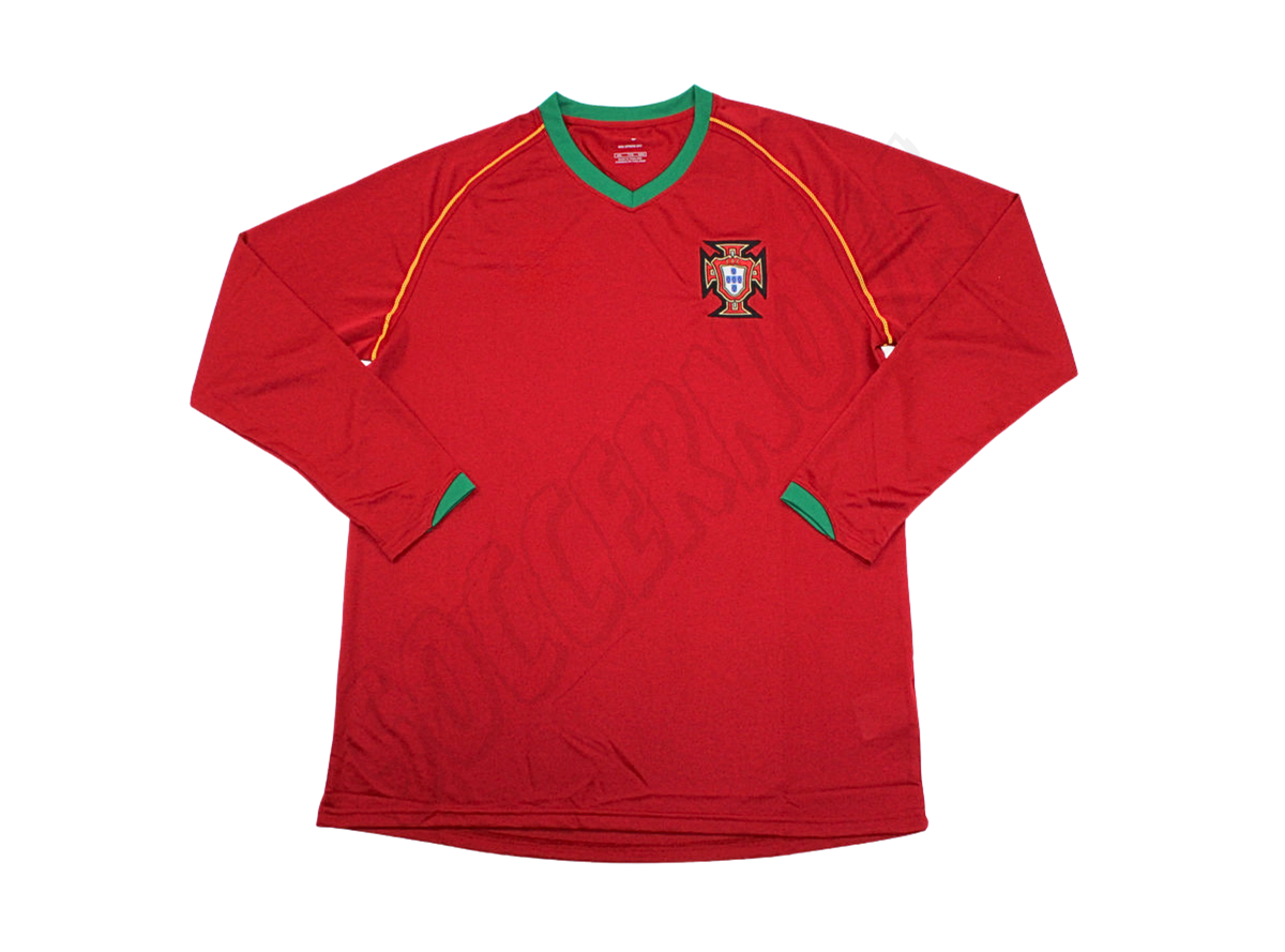 Camiseta de local de manga larga Portugal 2006/08