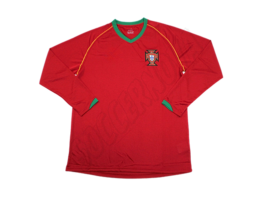 Camiseta de local de manga larga Portugal 2006/08