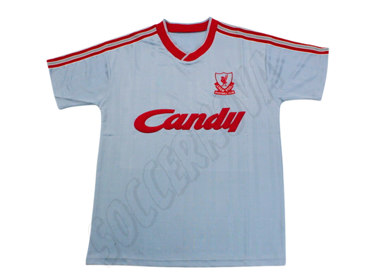 Camiseta de visitante del Liverpool FC 1988/89