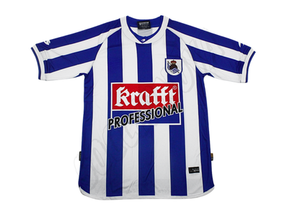 Camiseta de local de la Real Sociedad 2002/03