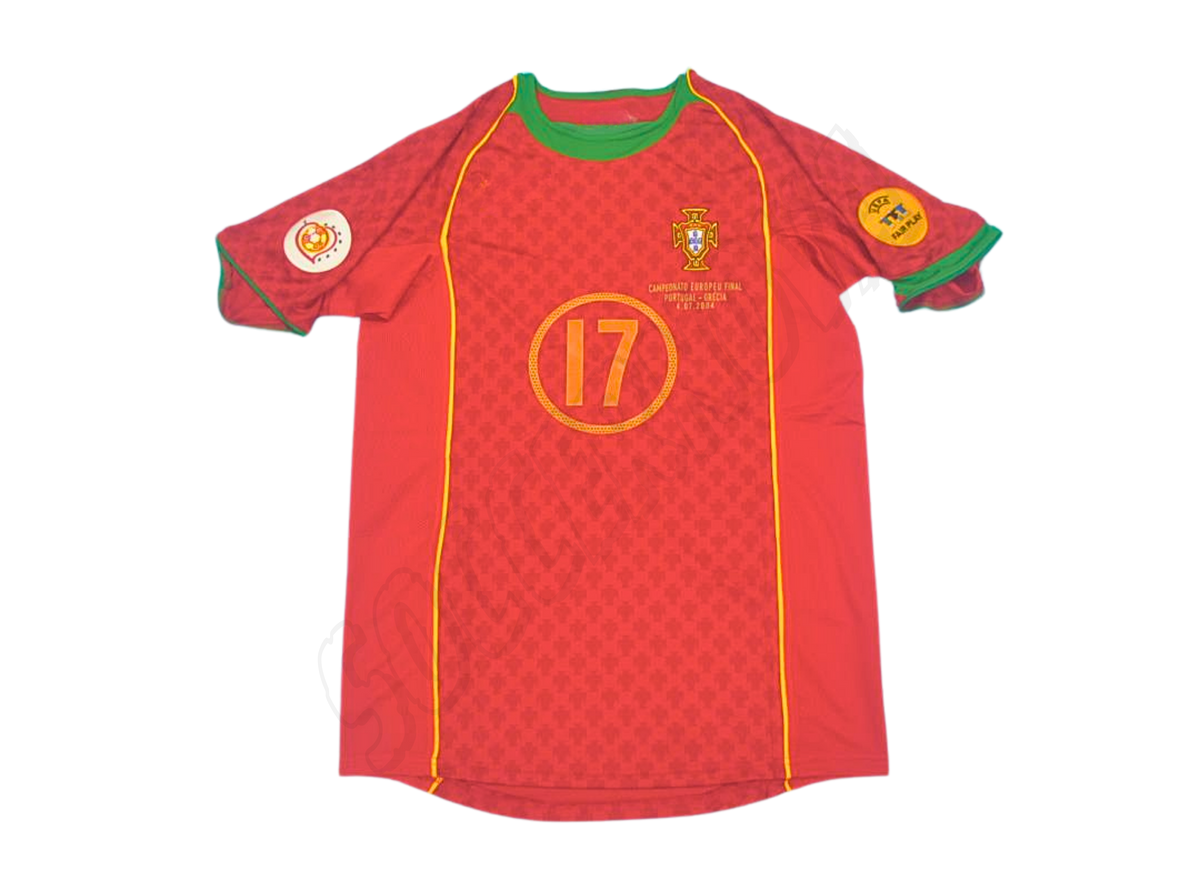 Maillot domicile finale Euro Portugal 2004/06