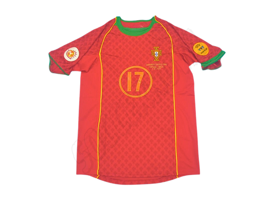 Maillot domicile finale Euro Portugal 2004/06