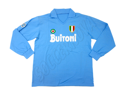 Maillot domicile à manches longues Napoli 1987/88