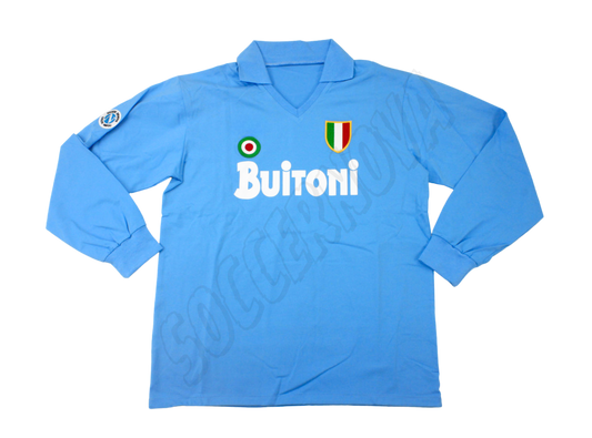 Maillot domicile à manches longues Napoli 1987/88