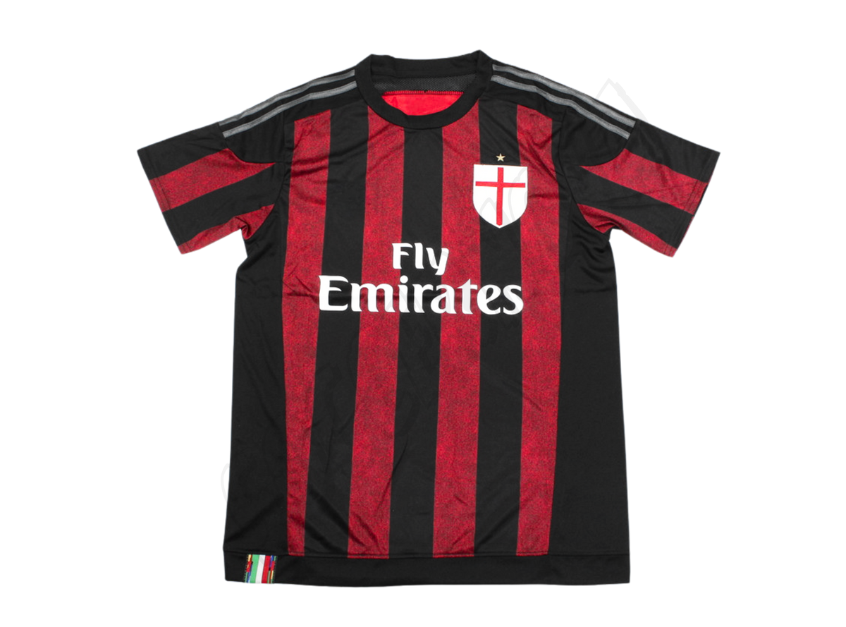 Camiseta local del AC Milan 2015/16