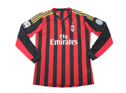 AC Milan 2013/14 Long Sleeves Home Shirt