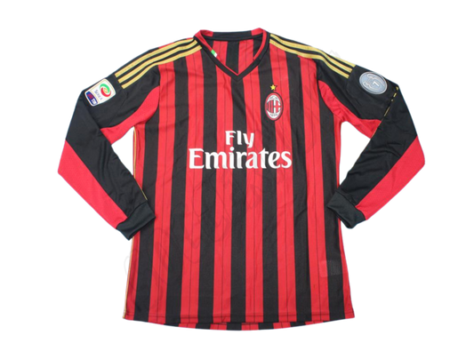AC Milan 2013/14 Long Sleeves Home Shirt