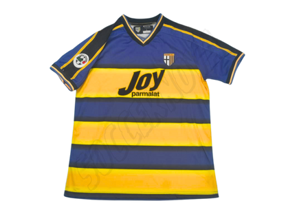 Camiseta local del Parma 2001/02