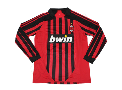 Camiseta de local de manga larga AC Milan 2007/08