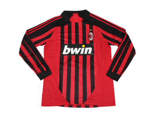 AC Milan 2007/08 Long Sleeves Home Shirt