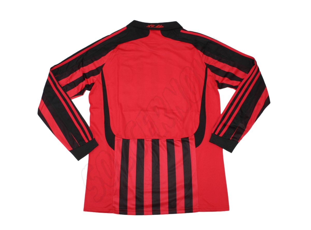 Camiseta de local de manga larga AC Milan 2007/08