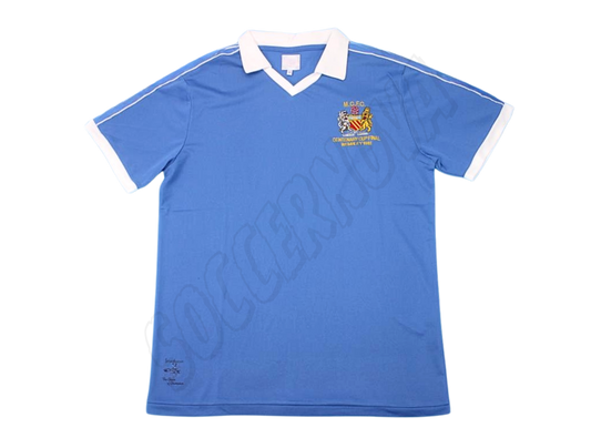 Camiseta del Centenario del Manchester City de la Final de la FA Cup de 1981