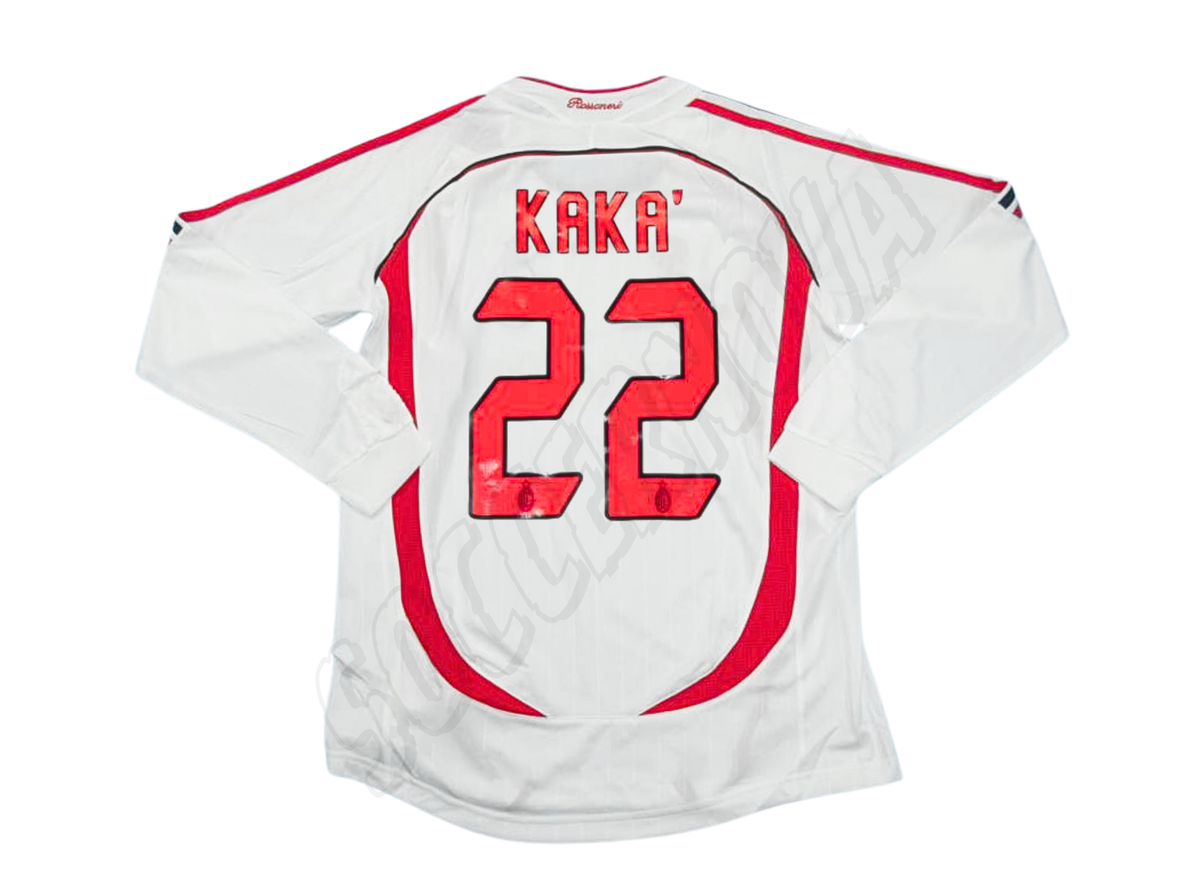 Camiseta de la segunda equipación del AC Milan 2006/07 para la final de la Liga de Campeones, manga larga