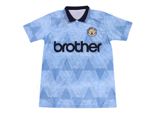 Camiseta de local del Manchester City 1989/91