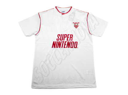 Camiseta de local del Sevilla 1990/92