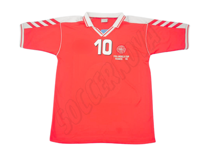Dinamarca camiseta mundialista local 1998/00