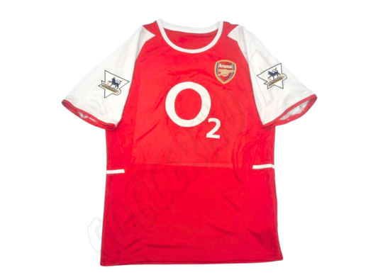 Camiseta de local del Arsenal 2002/04