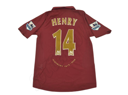 Camiseta de local del Arsenal 2005/06