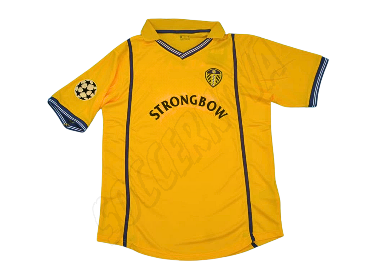 Camiseta de visitante del Leeds United 2000/02