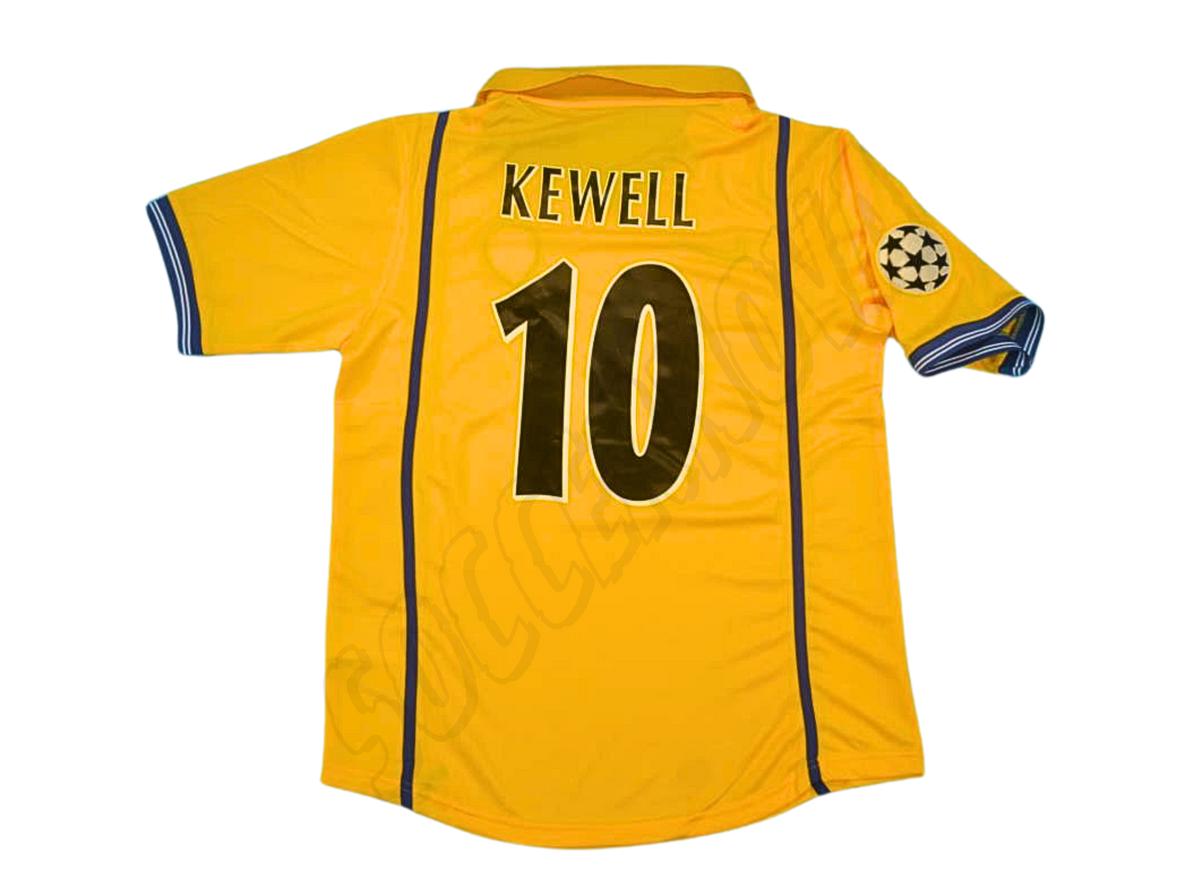 Camiseta de visitante del Leeds United 2000/02