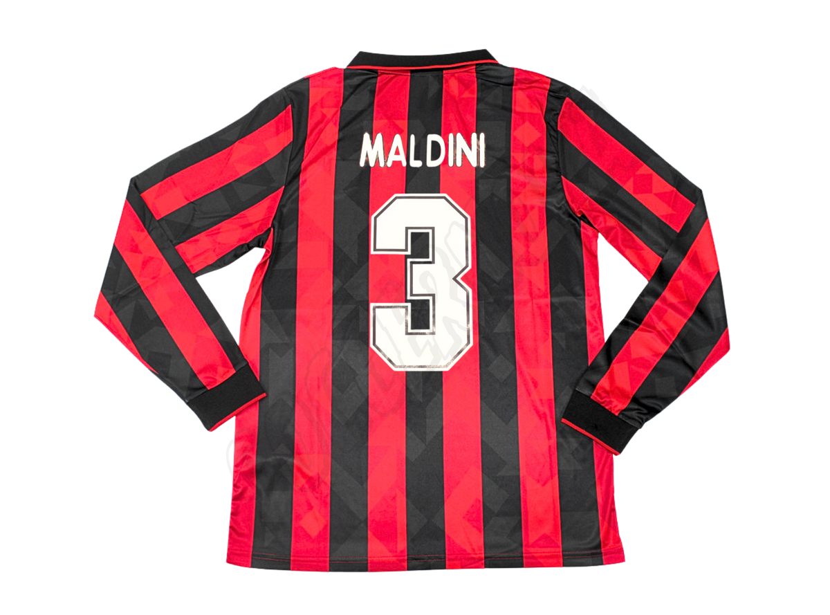 AC Milan 1993/94 Long Sleeves Home Shirt