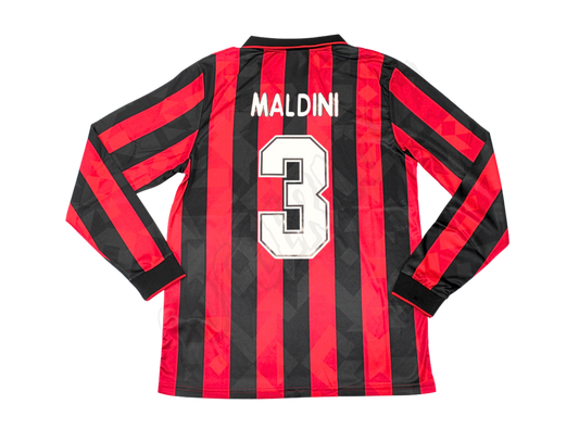 AC Milan 1993/94 Long Sleeves Home Shirt