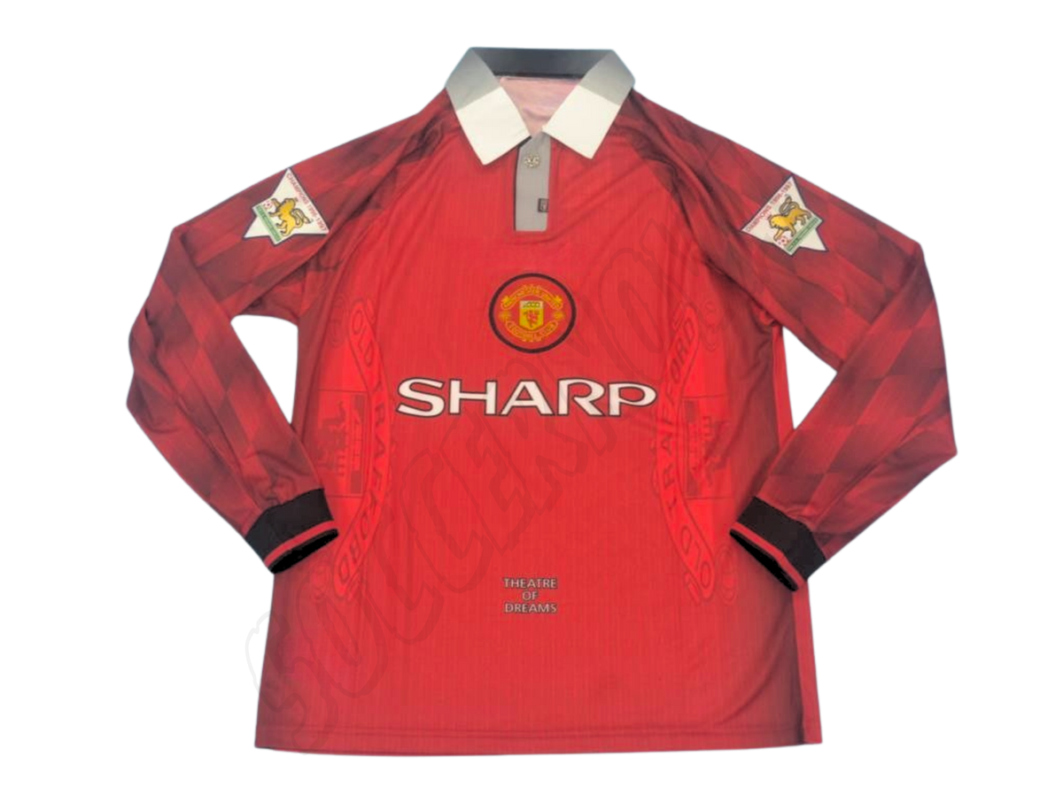 Manchester United 1996/98 Long Sleeves Home Shirt