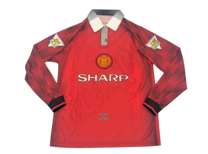 Manchester United 1996/98 Long Sleeves Home Shirt