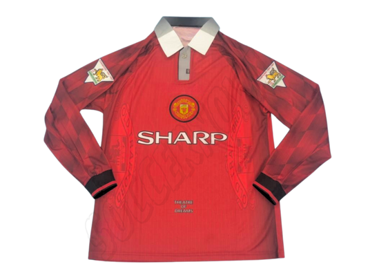Manchester United 1996/98 Long Sleeves Home Shirt