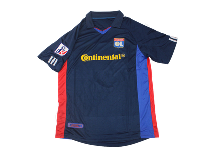 Camiseta visitante del Olympique Lyon 2001/02