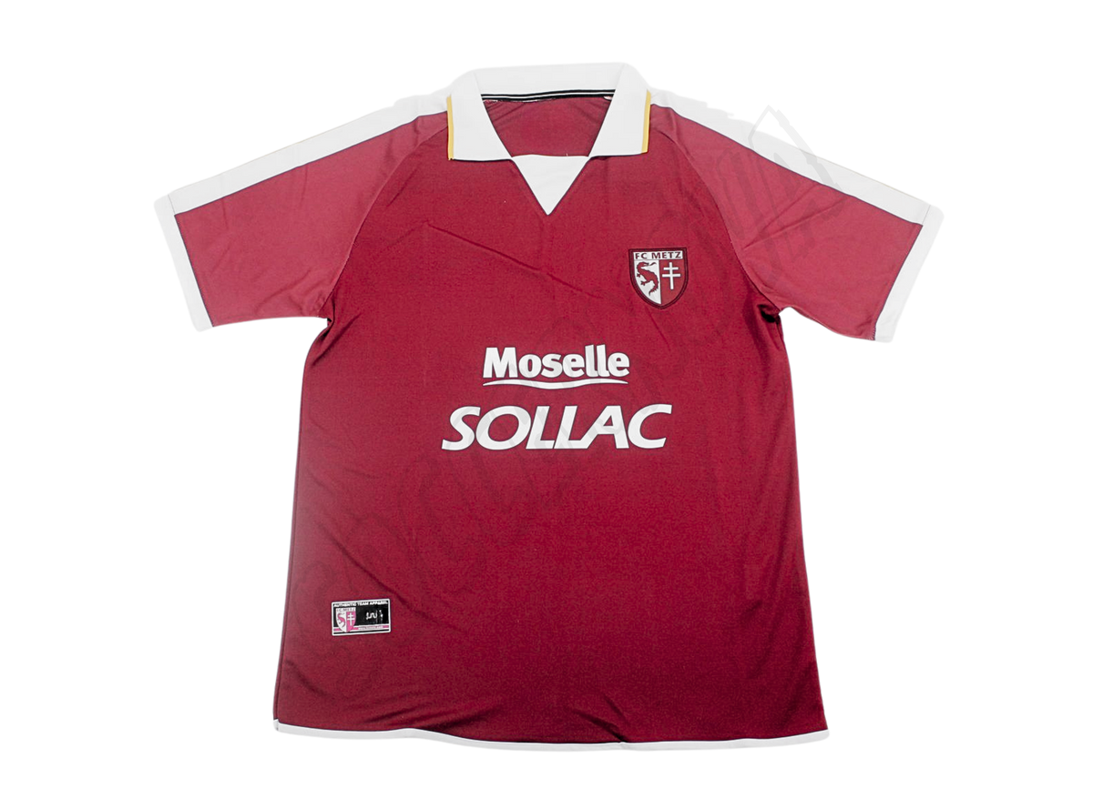 Camiseta local del Metz 2003/04