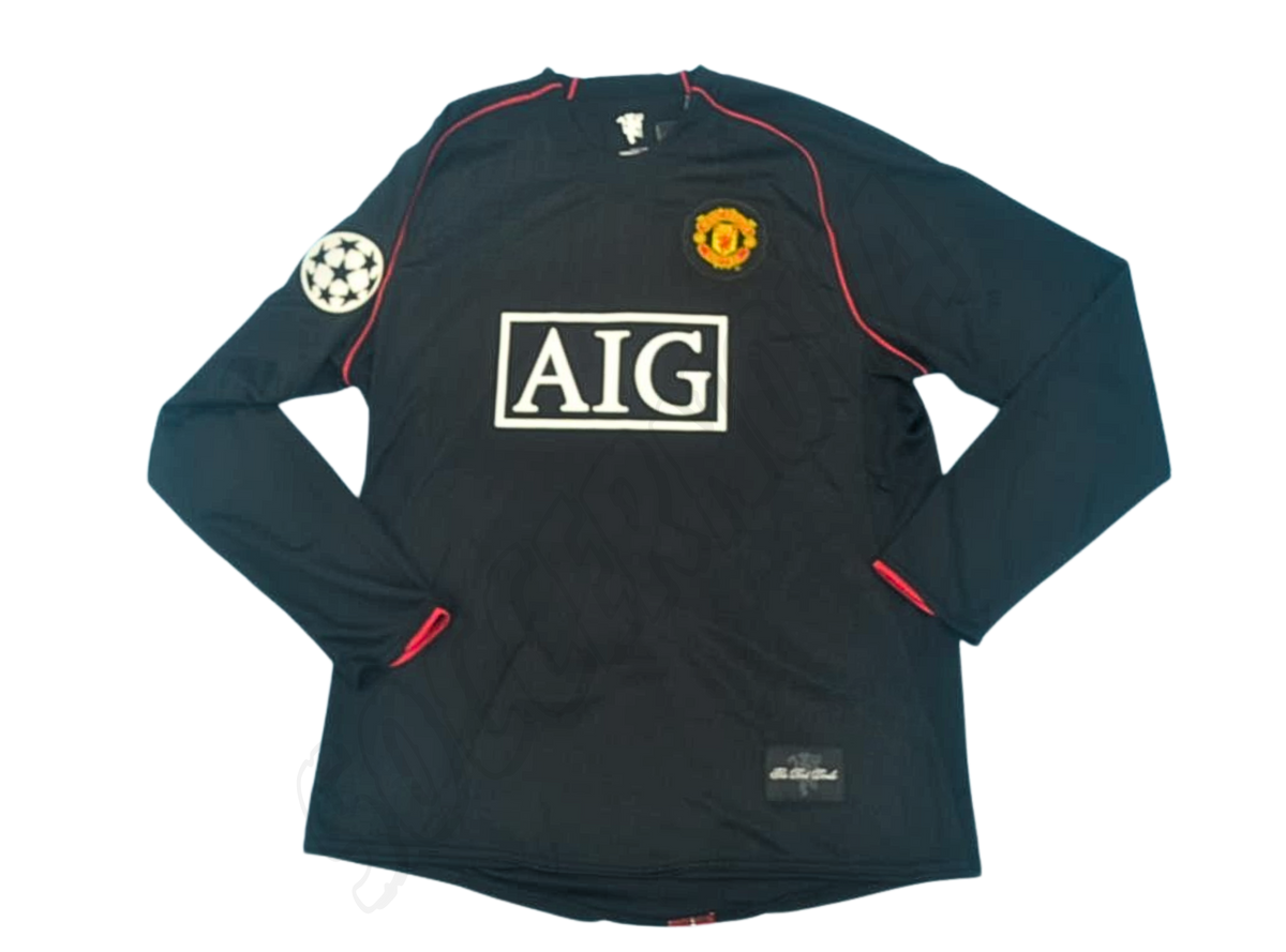 Manchester United 2007/08 Long Sleeves Away Shirt