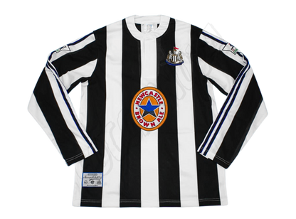 Camiseta Local Newcastle United 1995/97 Manga Larga