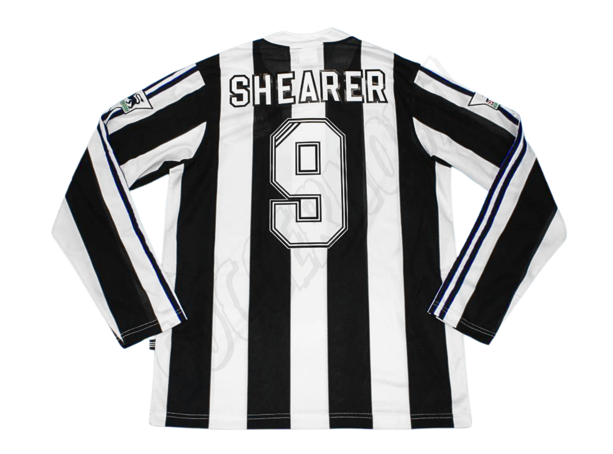 Camiseta Local Newcastle United 1995/97 Manga Larga