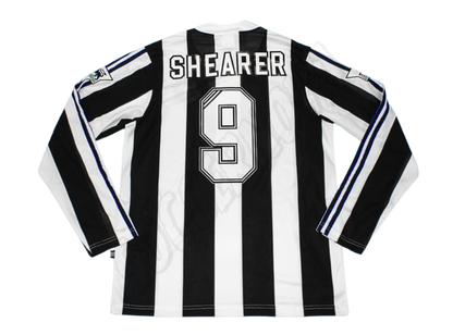 Camiseta Local Newcastle United 1995/97 Manga Larga