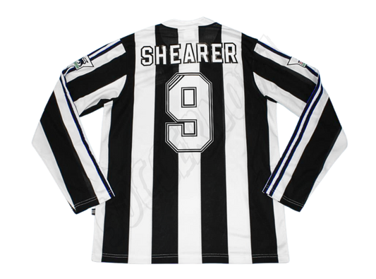 Camiseta Local Newcastle United 1995/97 Manga Larga