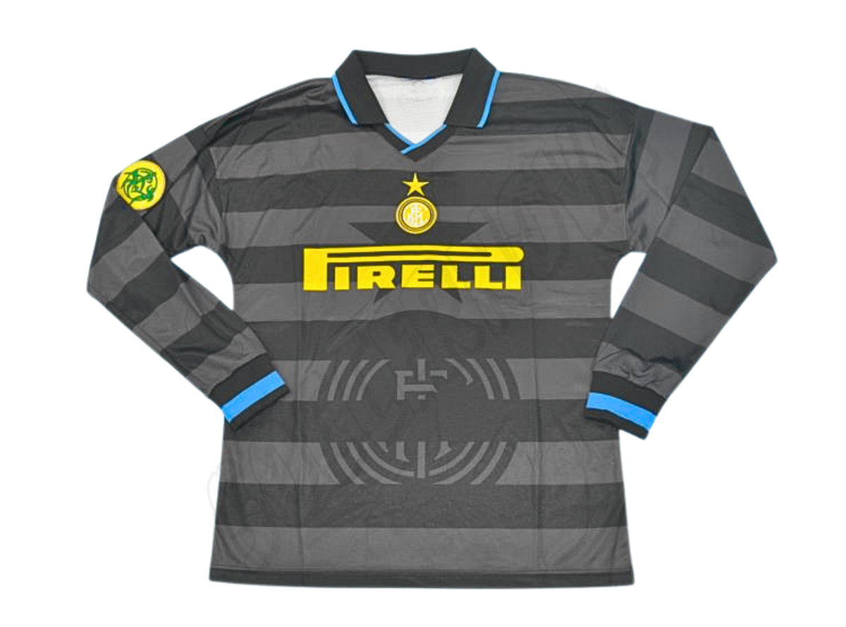 Camiseta de la tercera equipación de manga larga del Inter de Milán 1997/98