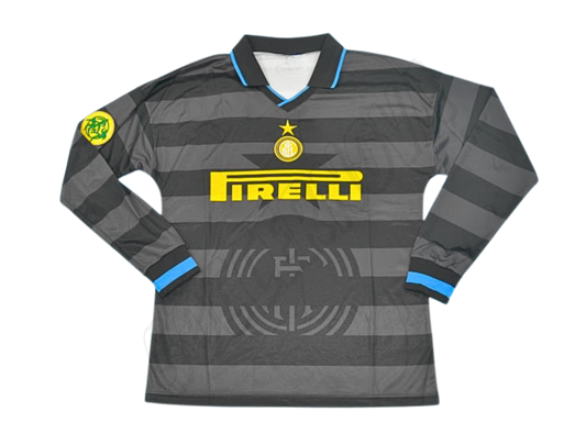 Camiseta de la tercera equipación de manga larga del Inter de Milán 1997/98