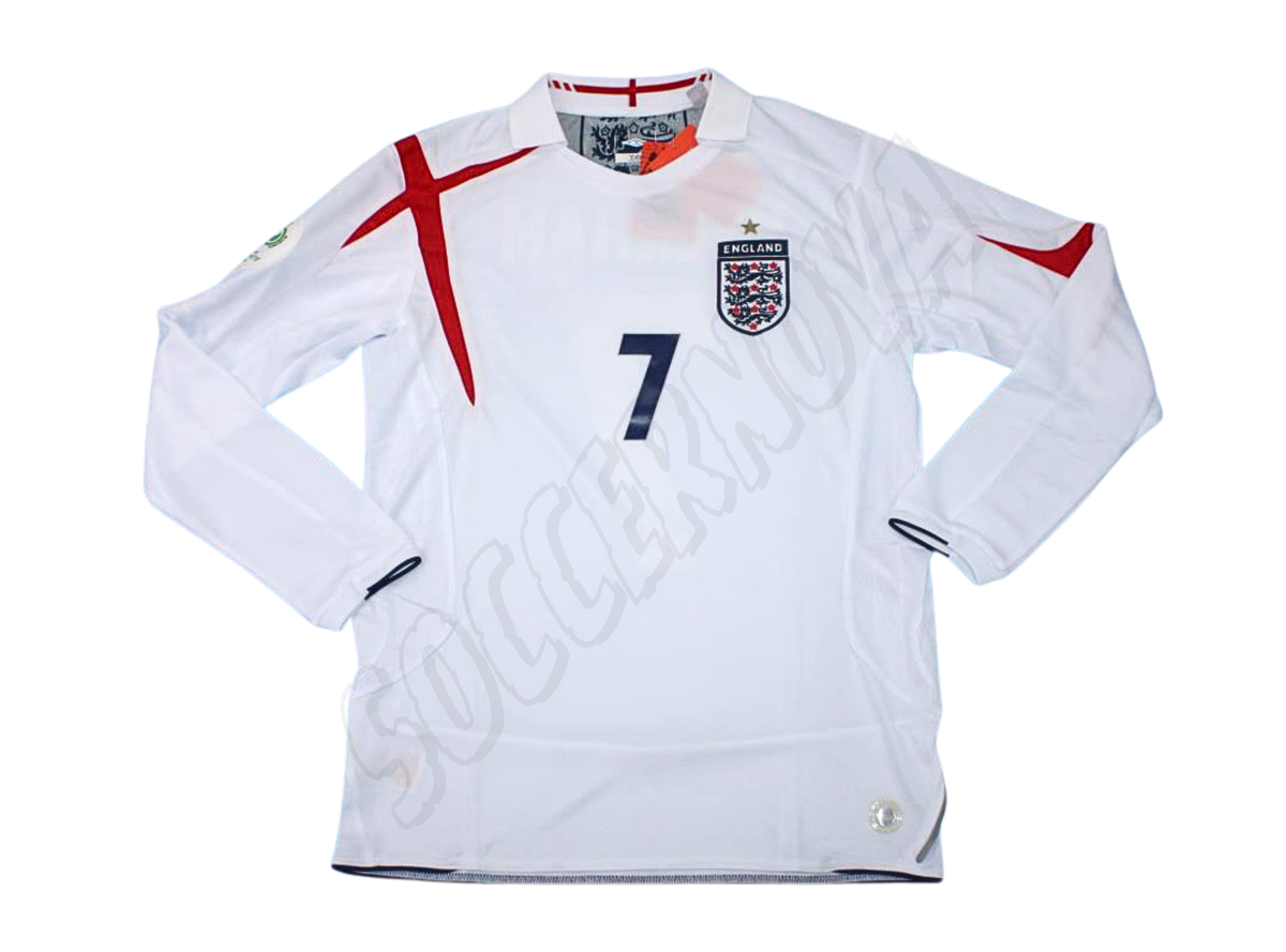 Maillot domicile manches longues Angleterre 2005/07