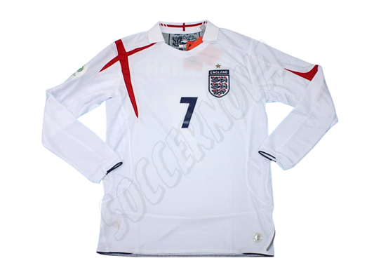 Maillot domicile manches longues Angleterre 2005/07