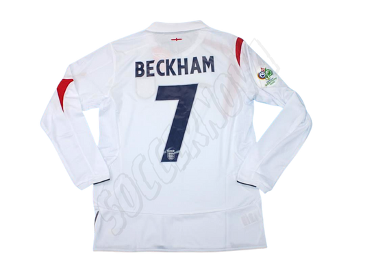 Maillot domicile manches longues Angleterre 2005/07
