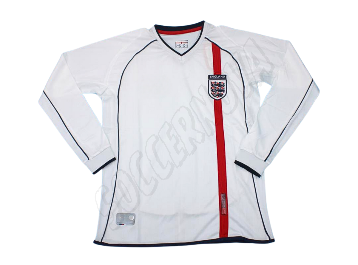 Maillot domicile manches longues Angleterre 2001/03