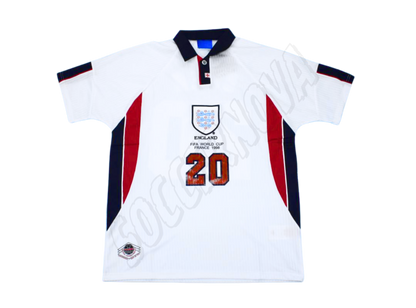 Camiseta de local de Inglaterra Mundial 1997/99