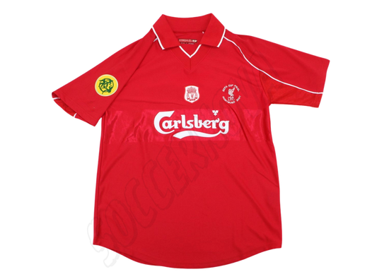 Camiseta de local del Liverpool FC de la final de la Copa de la UEFA 2000/02