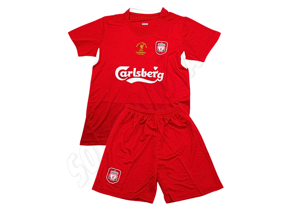 Liverpool FC 2004/05 Final UCL Equipación de Local para Niños