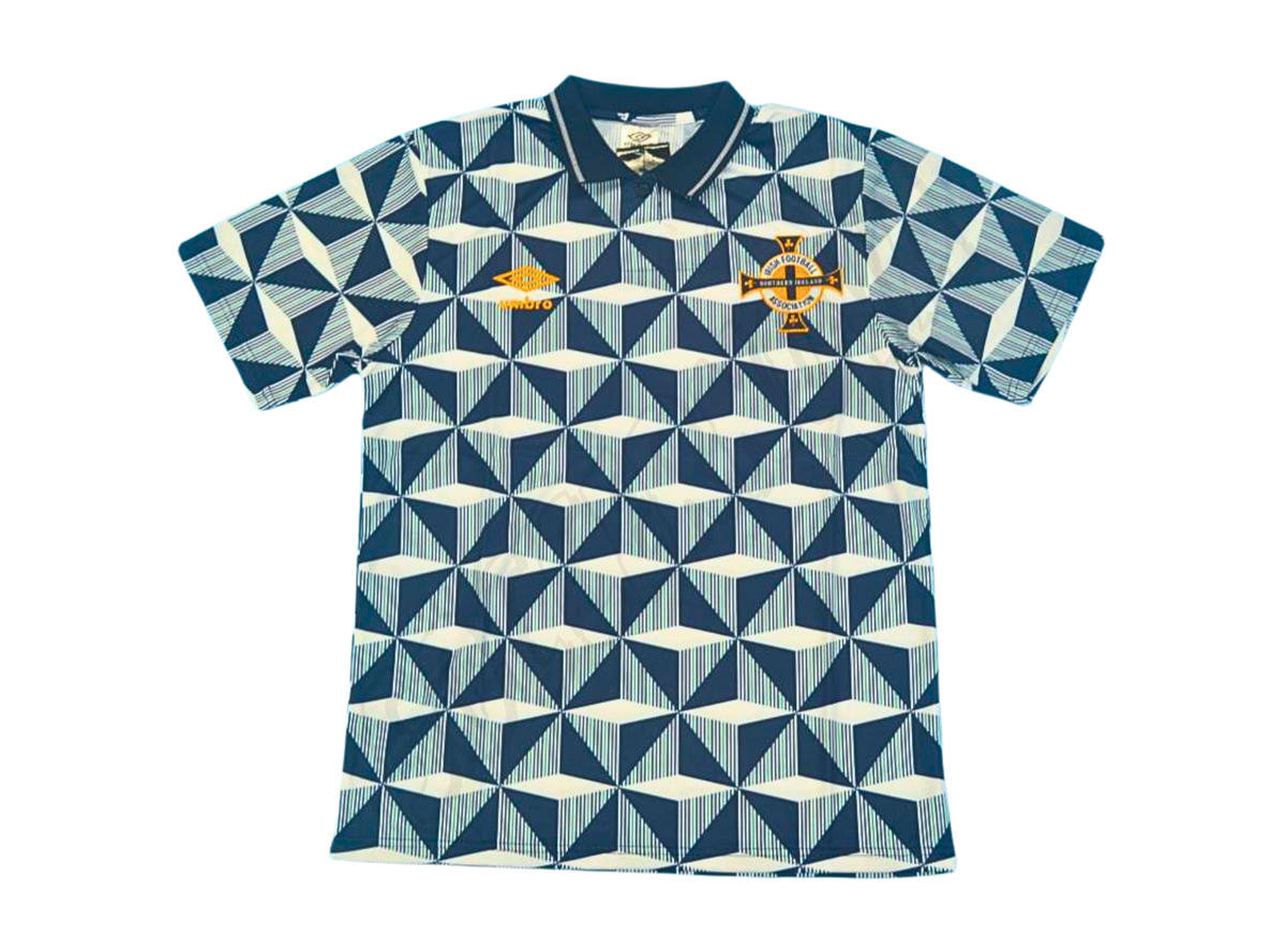 Camiseta de visitante de Irlanda del Norte 1990/92